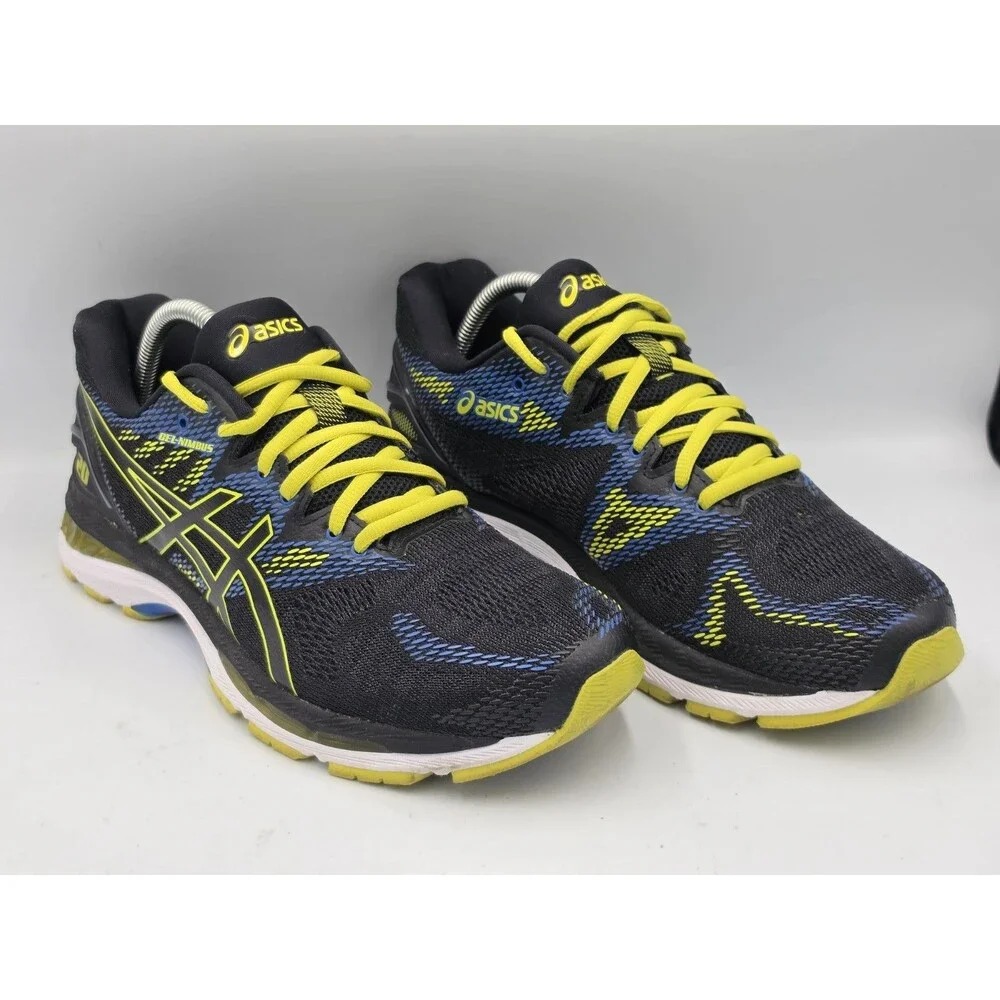 ASICS Gel-Nimbus 20 Shoes Men's 9.5 Black Road Running Athletic Workout Sneakers